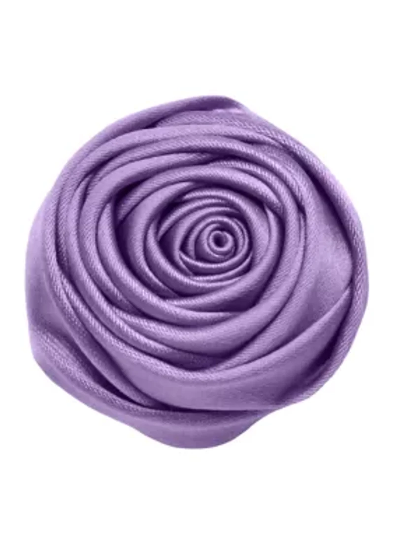 Satin Rose Lapel Pin