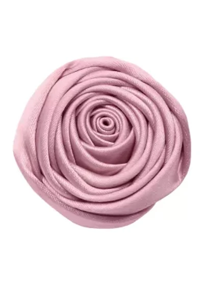 Satin Rose Lapel Pin