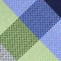 Small Check Plaid Tie