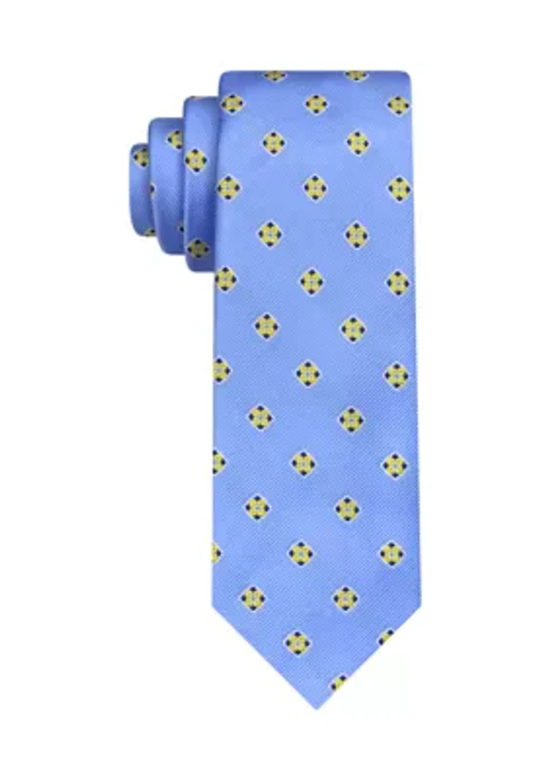 Spaced Foulard Tie