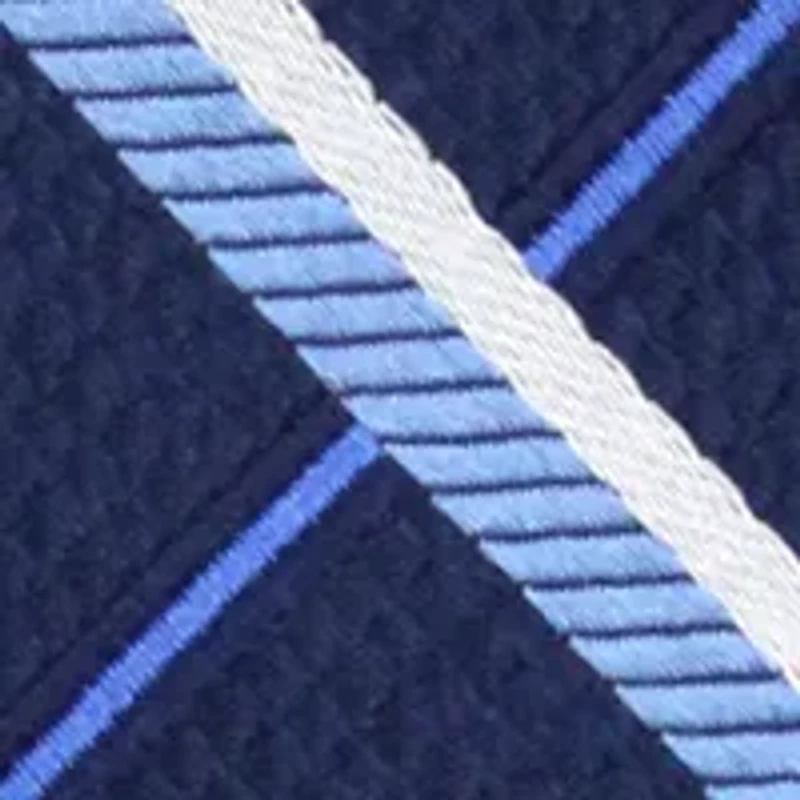 Textured Grid Printed Tie
