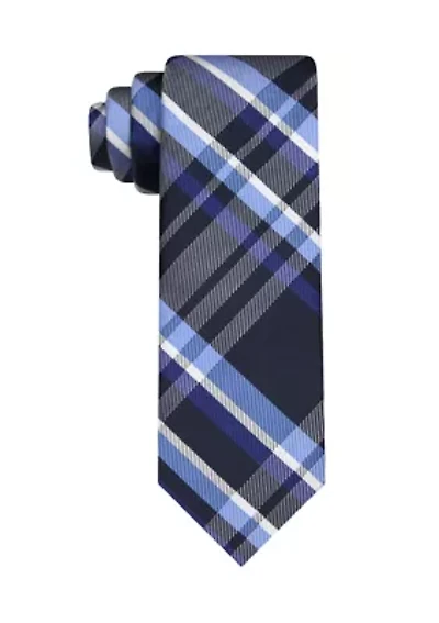 Large Plaid Tie