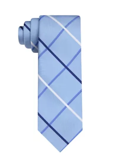Large Plaid Tie
