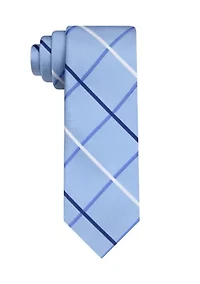 Large Plaid Tie