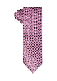 Small Neat Print Tie