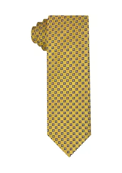 Small Neat Print Tie