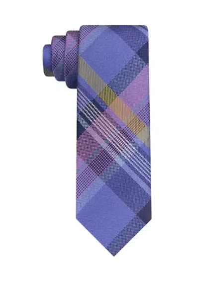Multi Plaid Tie