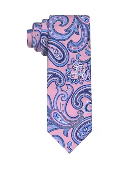 Ribbed Paisley Tie
