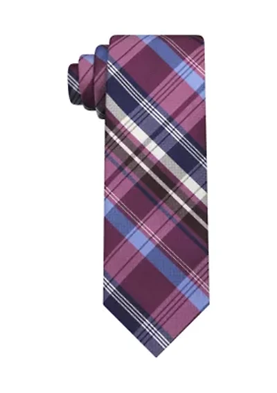 Big & Tall Plaid Tie