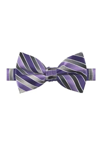 Shaded Bar Stripe Bowtie