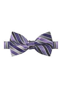 Shaded Bar Stripe Bowtie