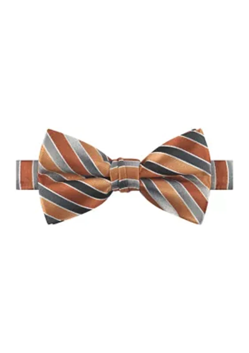 Shaded Bar Stripe Bowtie