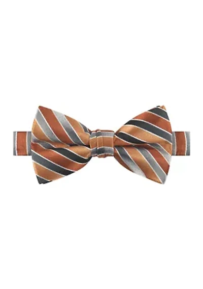 Shaded Bar Stripe Bowtie