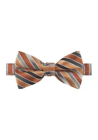 Shaded Bar Stripe Bowtie