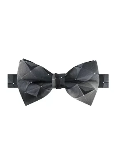 Shaded Optical Geo Print Bowtie