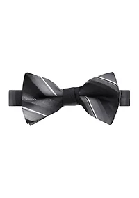 Striped Pre-Tied Bow Tie