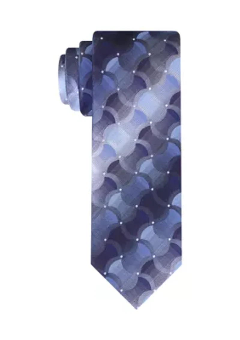 Shaded Connection Geo Printed Tie