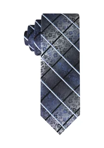Men's Floral Block Printed Tie