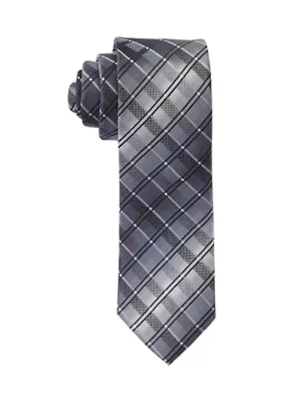 Men's Shaded Stripe Grid Tie