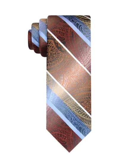 Striped Paisley Tie