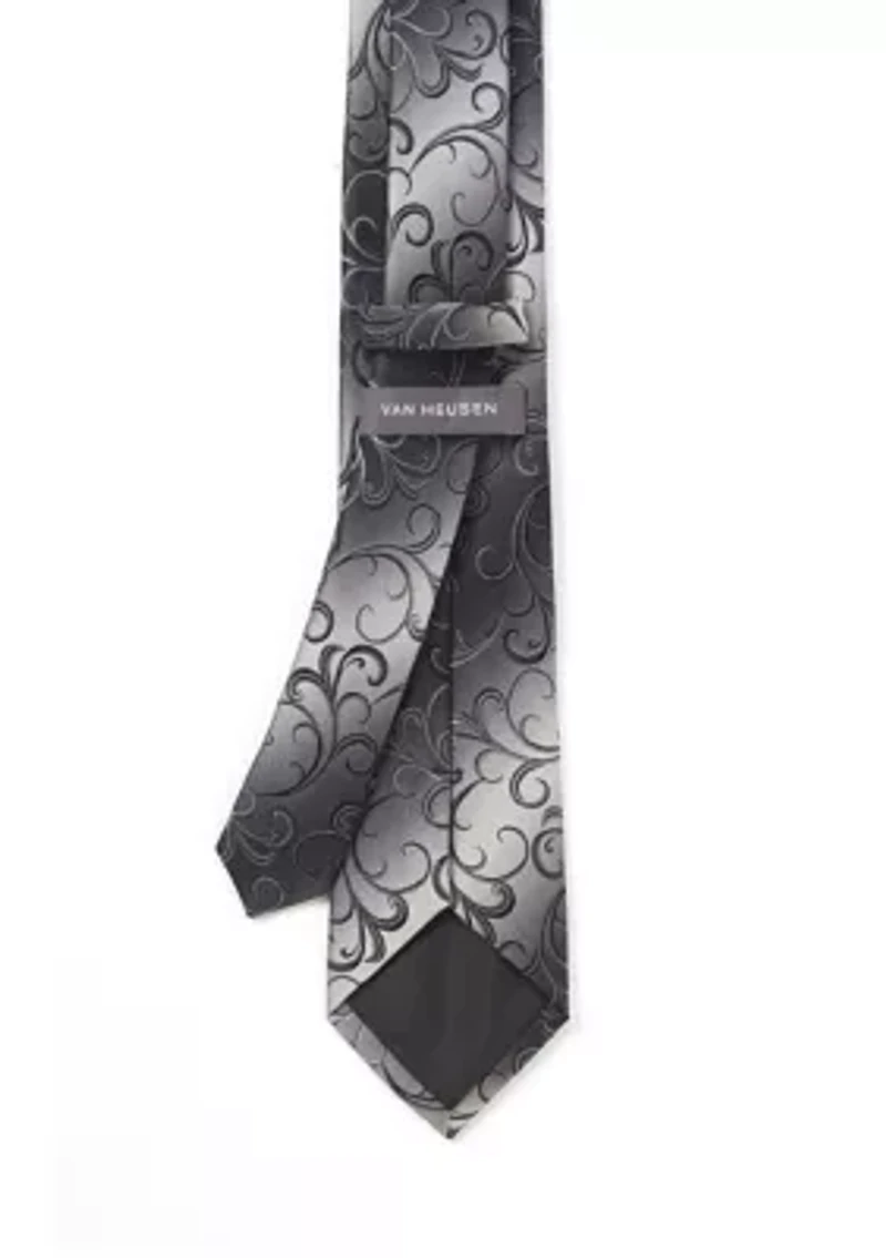 Big & Tall Shaded Swirl Tie