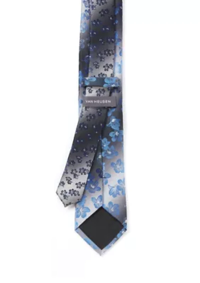 Big & Tall Shaded Floral Tie