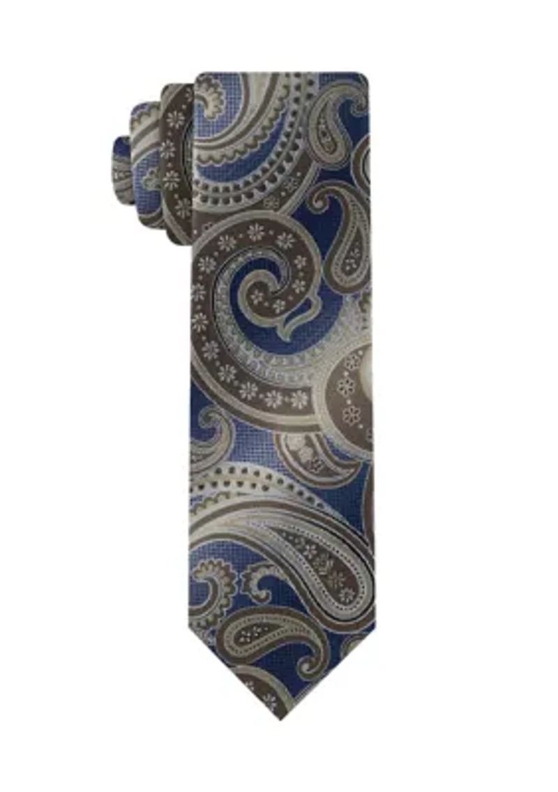 Paisley Print Necktie