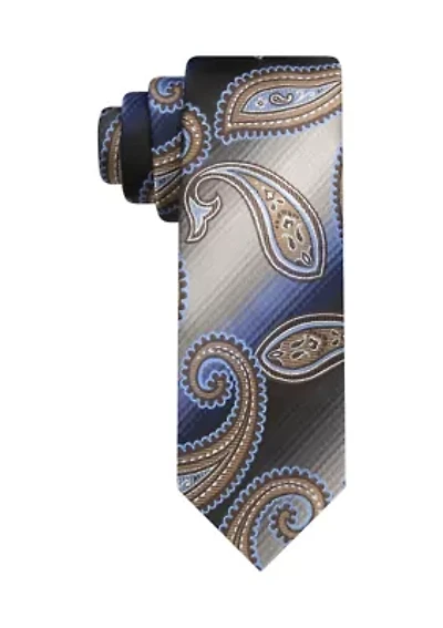 Grid Paisley Tie