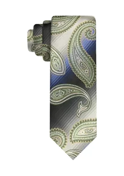 Grid Paisley Tie