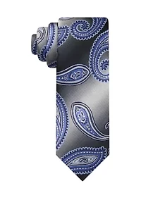 Grid Paisley Tie