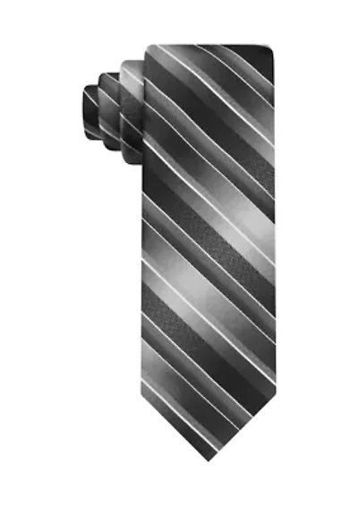 Shaded Satin Stripe Tie