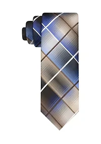 Satin Grid Tie