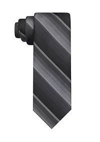 Clear Grid Striped Tie