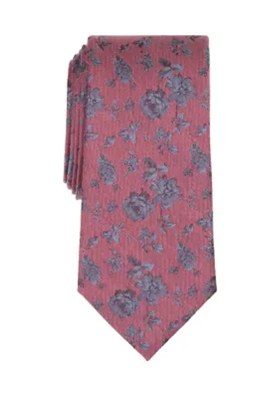 Linen Floral Tie