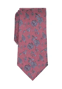 Linen Floral Tie