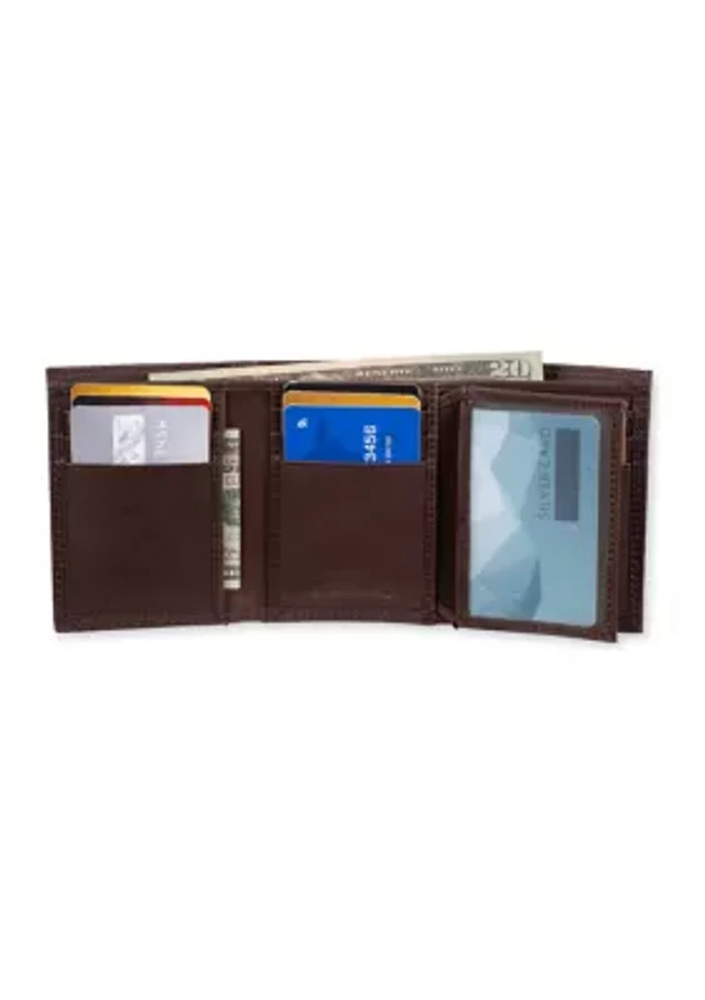 RFID Extra Capacity Trifold Wallet