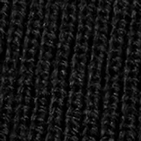 Cardigan Stitch Logo Patch Beanie Hat