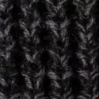 Heathered Waffle Knit Beanie Hat