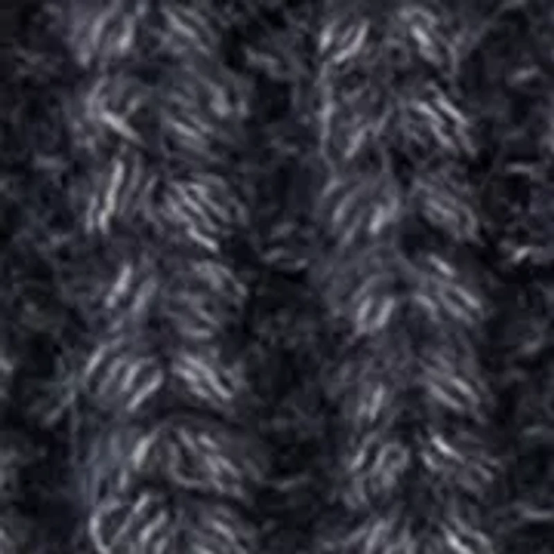 Heathered Ribbed Knit Beanie Hat