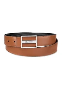Reversible Belt Strap with Two Interchangebale Buckles Gift Set