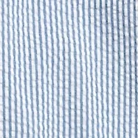 Men's Washed Cotton Seersucker Stripe Short-Sleeve Sport Shirt
