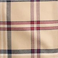 Stretch Supima Cotton Non-Iron Twill Polo Button Down Collar, Tartan Shirt