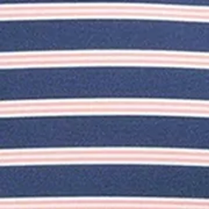 Men's Golf Performance Stripe Jersey Polo Shirt