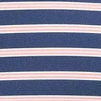 Men's Golf Performance Stripe Jersey Polo Shirt