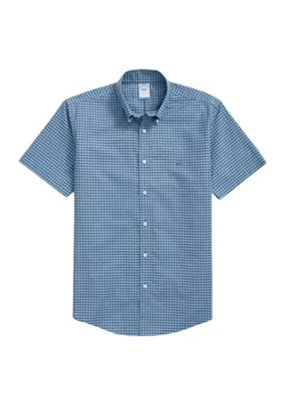 Men's Printed Oxford Button Down Shirt