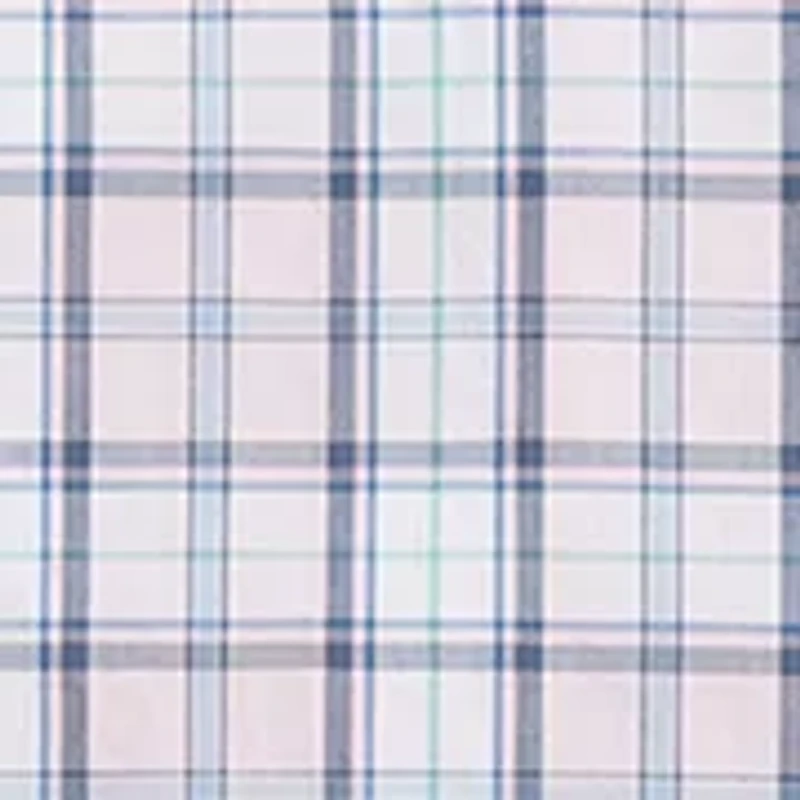 Men's Short Sleeve Plaid Button Down Shirt