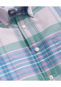 Men's Long Sleeve Plaid Button Down Shirt