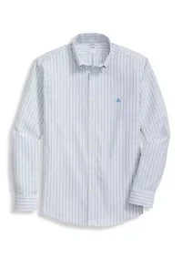 Men's Striped Button Down Shirt