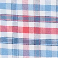 Men's Check Print Button Down Shirt