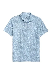 Performance Series Hawaiian Print Polo Shirt